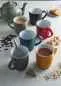 Preview: Tasse aus Steingut, petrol, 330 ml