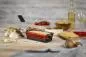 Preview: Raclette Set Mini Alpenglühen rot mit Schabern und Teelicht
