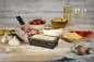 Preview: Raclette Set Mini Alpenglühen schwarz mit Schabern und Teelicht