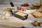Preview: Raclette Set Mini Alpenglühen schwarz mit Schabern und Teelicht