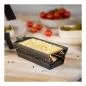 Preview: Raclette Set Mini Alpenglühen schwarz mit Schabern und Teelicht