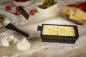 Preview: Raclette Set Mini Alpenglühen schwarz mit Schabern und Teelicht