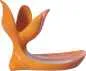 Preview: Luigi Colani Porzellan Eierbecher Set 2 tlg. orange