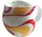 Preview: Colani Kaffeebecher wave gold & rot