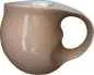 Preview: Luigi Colani Porzellan Kaffee - Cappuccino Tasse mit Untertasse sand 2 tlg.