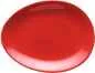 Preview: Luigi Colani Porzellan Teller Set oval 2 tlg. red