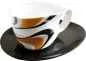 Preview: Luigi Colani Porzellan Jumbotasse wave gold black