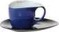 Preview: Luigi Colani Porzellan Jumbotasse mit Untertasse 2 tlg. schwarz & blau
