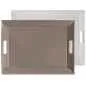Preview: FREEFORM Wendetablett Taupe / Weiss - 55 x 41cm