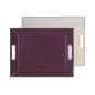 Preview: Wendetablett Pflaume / Elfenbein - 45 x 35cm