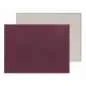 Preview: Platzset 40 x 30 cm pflaume / elfenbein