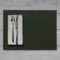 Preview: Platzset 40 x 30 cm Olive/Elfenbein