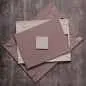 Preview: Platzset 40 x 30 cm Altrosa/Stein