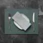 Preview: Platzset 40 x 30 cm Petrol/Anthrazit