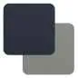 Preview: Fleximats Untersetzer, 4er Set, 10x10cm, Navy/Grau