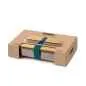 Preview: Edelstahl Sandwich Box - Ozean, 1000 ml, Edelstahl/Bambusholz, Maße: 22,3 x 15 x 5,2 cm