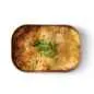 Preview: Edelstahl Lunch Box - Orange, 1000 ml, Edelstahl/Silikon, Maße: 20 x 15 x 6,5 cm
