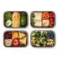 Preview: Sandwich Box 1250 ml Edelstah Orange