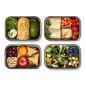 Preview: Sandwich Box 1250 ml Edelstahl Ozean