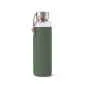 Preview: Wasserflasche 600 ml Glas Olive