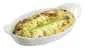 Preview: GRATINSCHUESSEL, OVAL, MIT GRIFFEN Weiss 40 cl