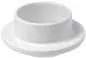 Preview: BUTTERDOSE OHNE DECKEL 9 cm Weiss