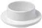 Preview: BUTTERDOSE OHNE DECKEL 9 cm Weiss