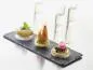 Preview: STEAK SERVIERPLATTE 30 x 11 cm RECHTECKIG Matt schiefer