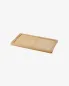 Preview: HOLZTABLETT 34 x 19,5 cm FÜR STEAKTELLER 30 x 16 cm Bambus