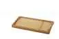 Preview: HOLZTABLETT/ HOLZBRETT 28,5 x 15 cm FUER RECHTECKIGE TELLER 25 x12 cm Bambus