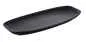 Preview: CLUB TELLER/ PLATTE/ SERVIERPLATTE 36 cm x 15 cm in gusseisener Optik