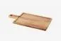 Preview: HOLZTABLETT Akazie 43 x 23 cm, RECHTECKIG FÜR STEAKPLATTE 30 x 20 cm