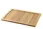 Preview: HOLZTABLETT/ HOLZBRETT 37,5 x 28 cm FUER STEAKTELLER 33 x 24 cm Bambus