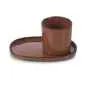 Preview: CARACTERE UNTERTASSE 13,5 x 8,3 x 1,2 cm Zimt
