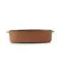 Preview: CARACTERE RECHTECKIGE Auflaufform 19 x 13 cm Zimt REVOL
