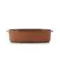Preview: CARACTERE RECHTECKIGE Auflaufform 16 x 11 cm Zimt