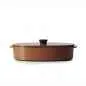 Preview: CARACTERE KASSEROLLE / AUFLAUFFORM MIT DECKEL 19 x 13 cm Zimt
