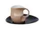 Preview: Luigi Colani Porzellan Kaffee - Cappuccino Tasse mit Untertasse sand 2 tlg.