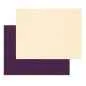 Preview: Platzset 40 x 30 cm pflaume / elfenbein