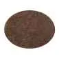 Preview: Freeform Platzset oval Hellbraun/Dunkelbraun 45 x 34 cm