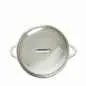 Preview: RUNDE INDUKTIONSKASSEROLLE 26 CM MIT GLASDECKEL Alabaster Weiss + Glas