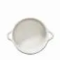 Preview: RUNDE OFENKASSEROLLE 22 CM OHNE DECKEL Alabaster Weiss