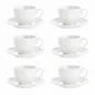 Preview: Kaffeetassen Set 6 Stück mit Untertasse Sognante