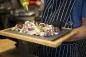 Preview: STEAKTELLER 39,5 cm, 2 RAENDER HOCH Matt schiefer