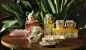 Preview: Teebecher mit Deckel & Filter MIRABILIA 300 ml gelb