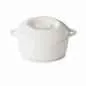Preview: RUNDE INDUKTIONSKASSEROLLE 19 CM MIT PORZELLANDECKEL Alabaster Weiss