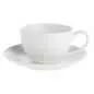 Preview: Tasse mit Untertasse 350 ml Weiß Set. 2 Stück