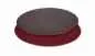Preview: Platzset oval 45 x 34 cm burgund / anthrazit