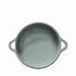 Preview: RUNDE INDUKTIONSKASSEROLLE 29 CM MIT PORZELLANDECKEL Wolkengrau
