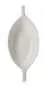 Preview: YLI POD-SERVIERSCHALE 33 CM Alabaster Weiss